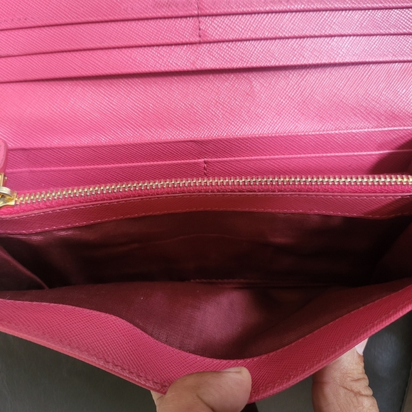 Prada Saffiano Continental Flap Long Wallet - Picture 7 of 11